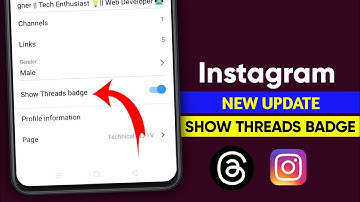 Instagram new update || Instagram show threads badge || Instagram Threads badge update