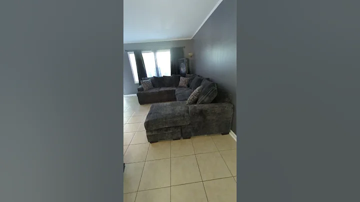 Devin Dark Gray Sectional w/ Pillows. LDH Furniture.Shop