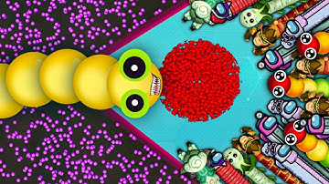 SNAKE IO🐍 KING ZOINK SNAKE 🐍 VS 1000 PRO GIANT SNAKES 🐍 EPIC SNAKEIO GAMEPLAY #snakegame #games 