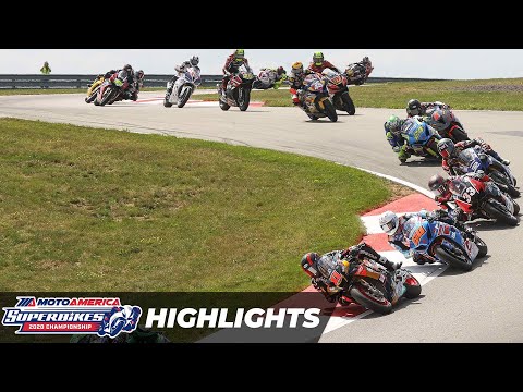 HONOS Superbike Race 1 Highlights at Pittsburgh 2020