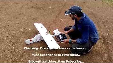 RC Plane Crash on Maiden Flight - My first Scratch Built RC plane