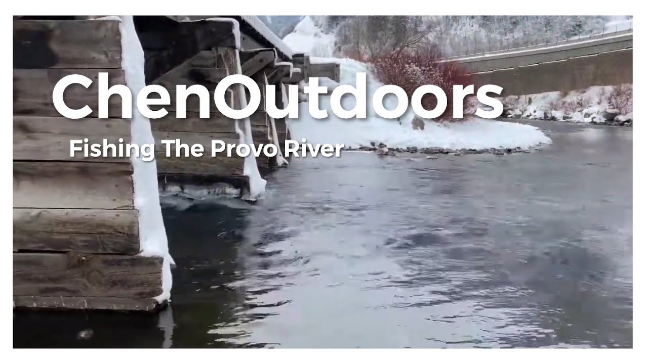 Winter Fishing Provo River For My First Brown Trout!