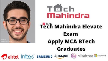 Tech mahindra Elevate program for B.Tech and MCA | Apply | 2021 2020 and 2019 Batch