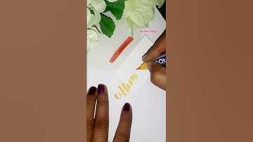 Himanshi name Calligraphy ____/Doms brush pen #shorts #art #satisfying #viral #trendy #calligraphy