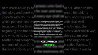 Hes Coming Back And Every Eye Will See #jesus #lastdays #prophecy