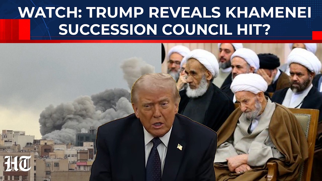 Body Choosing Khamenei Successor Bombed, Trump Reveals Strike Was 'Pretty Substantial' | Watch, Iran