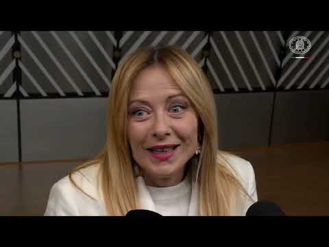 Video Consiglio europeo, punto stampa del Presidente Giorgia Meloni.