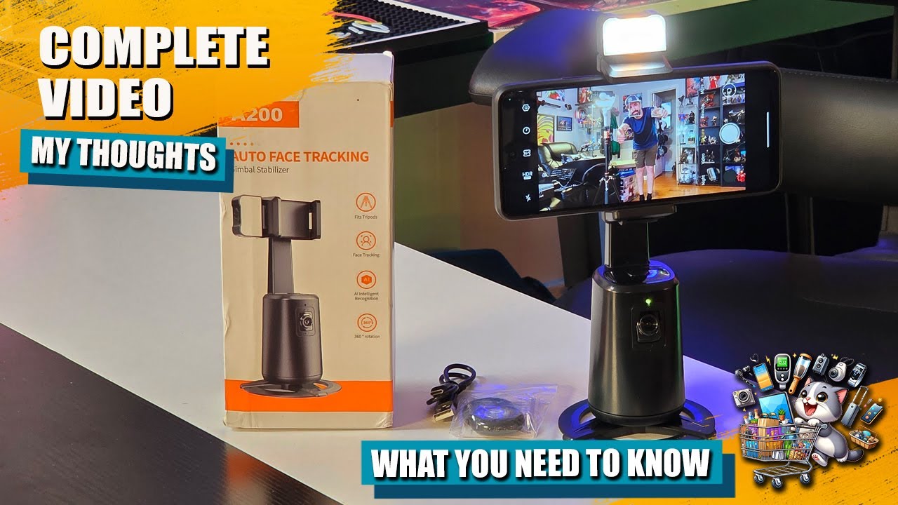 360 Rotating Smart Tripod Review — No App, Gesture & Remote Control Stand