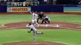 CWS@TB: Umpires review Franklin's homer in the 2nd