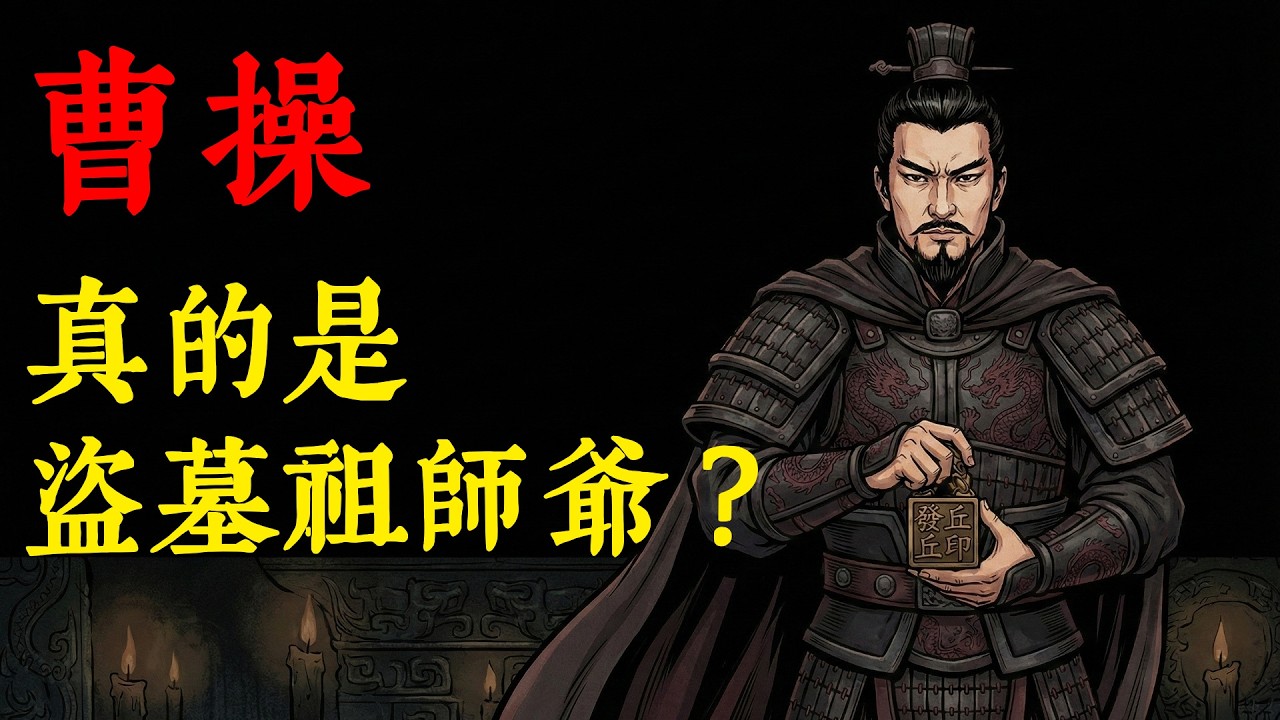 曹操的隱藏身分：三國梟雄竟是盜墓祖師爺？靠挖祖墳養活十萬大軍！  #歷史故事 #曹操 #摸金校尉 #三國野史