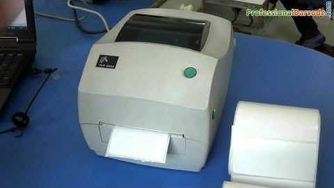 Easy to print barcode label using thermal printer