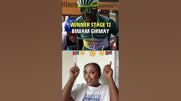 From now on no Eritrean shouldn’t say I can’t!Only I can Biniam #biniamgirmay #eritrea #tourdefrance