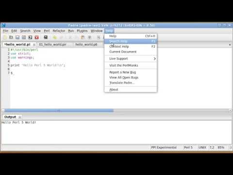 Context Sensitive Help with Padre, the Perl IDE