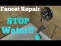 Faucet Repair | Shower Bathtub Won't Stop Running Water