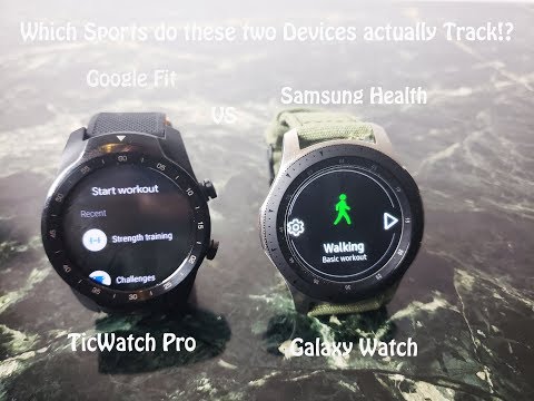 google fit with galaxy watch