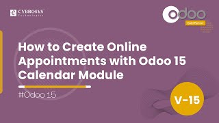 How to Create Online Appointments With Odoo 15 Calendar | Odoo 15 Enterprise | Odoo 15 Calendar