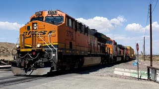 BNSF Z-ALTLAC8-18 Z Train Alliance Tx To Hobart Yard Los Angeles. Coming Up the Hill From Hesperia.