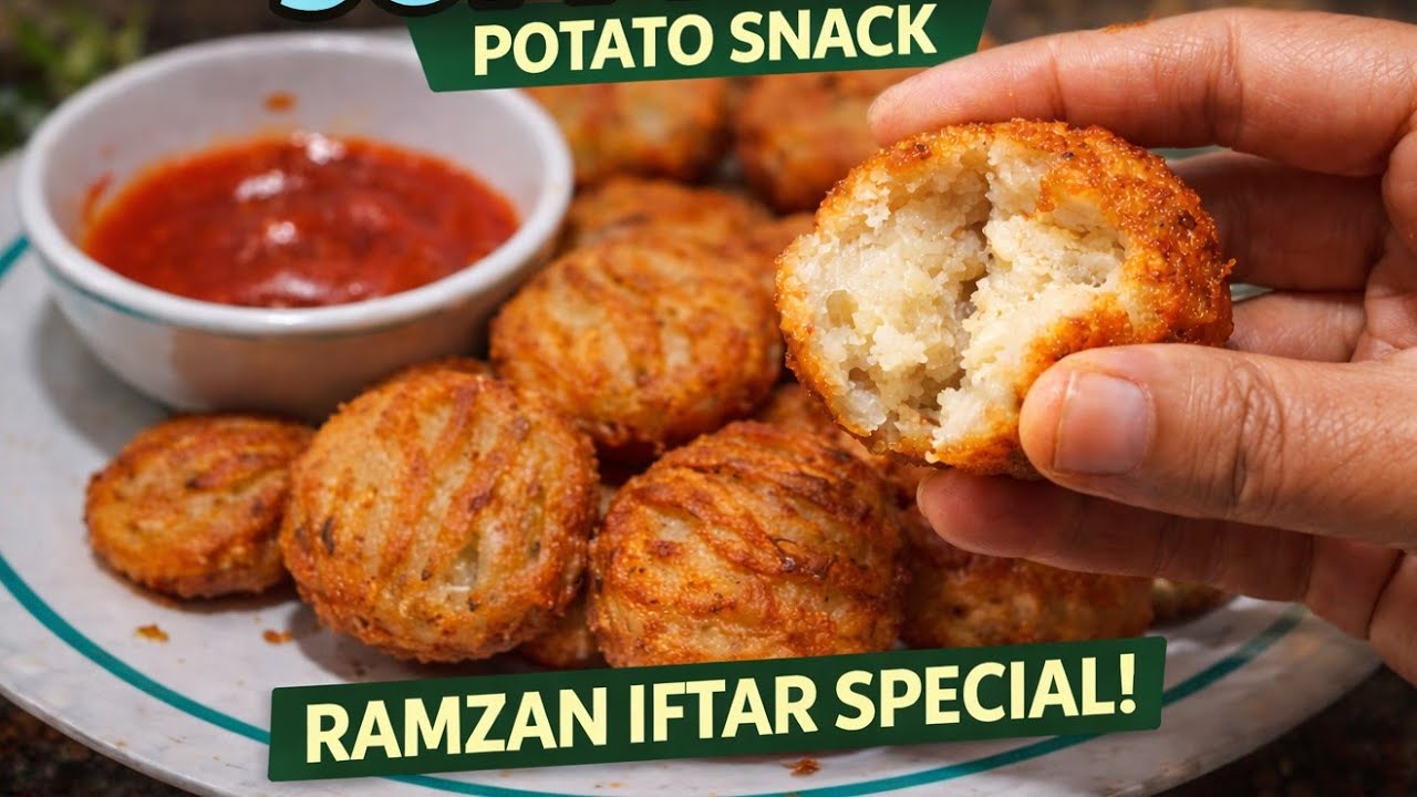 Sofe Rmzan Crunchy Outside Soft Inside Potato Snack | Ramzan Iftar Special 🥔 - YouTube