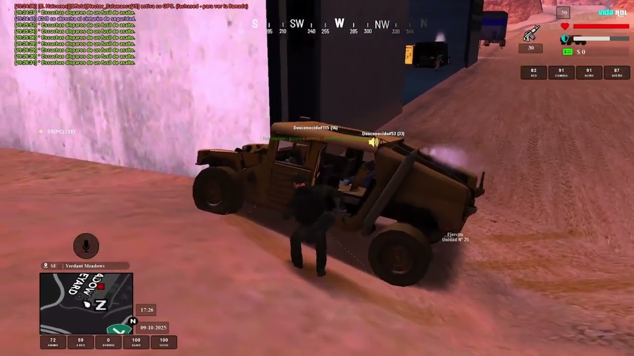 Unos cuantos tiros //VIDA ROL.