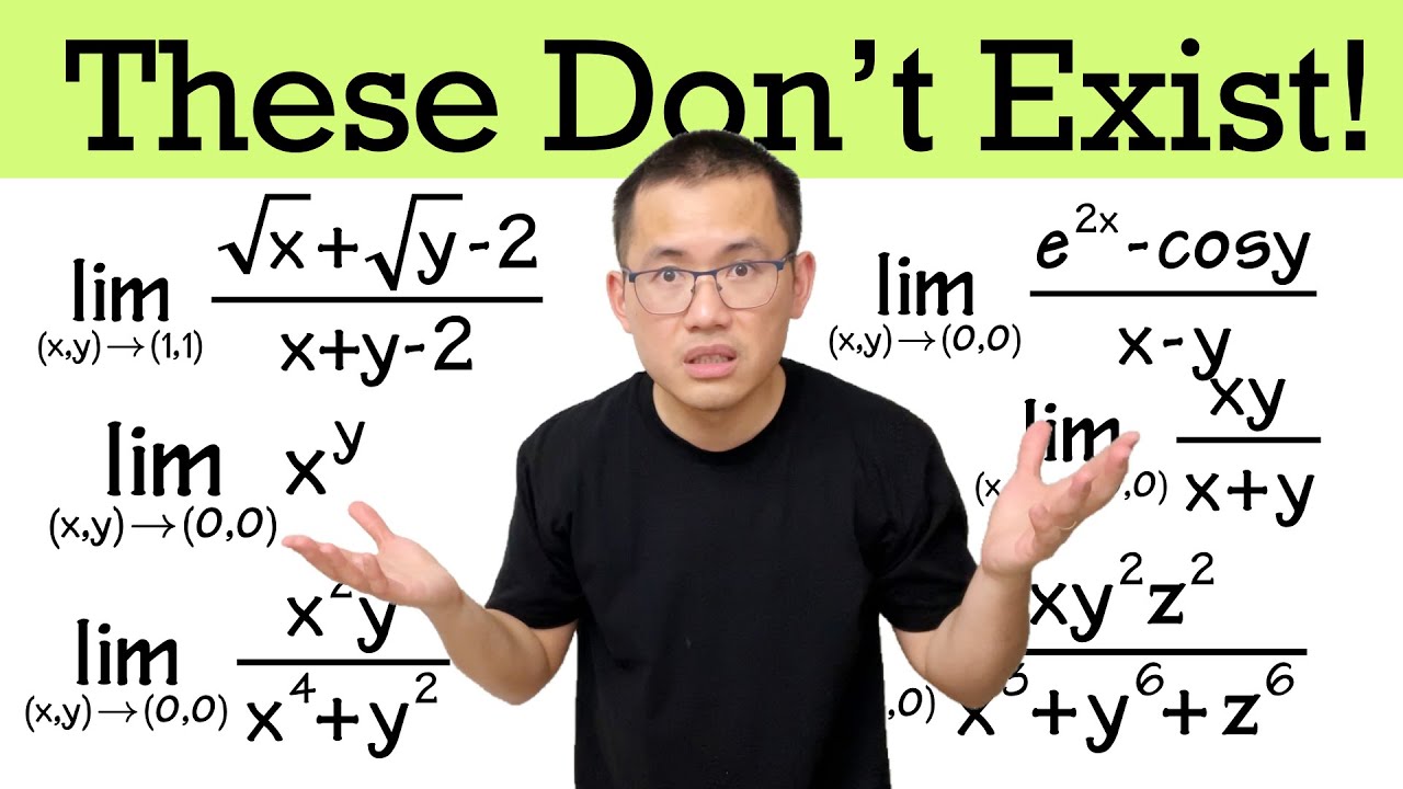 Limit of a multi-variable function (but it doesn't exist)