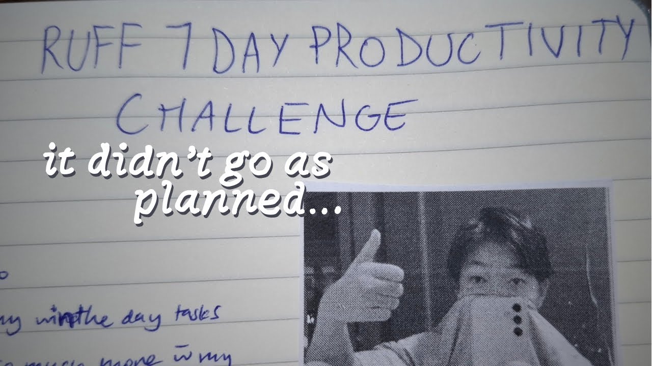 I tried to change my life in 7 days [raw & unfiltered] - YouTube