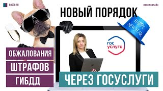 Новый порядок обжалования штрафов ГИБДД через госуслуги