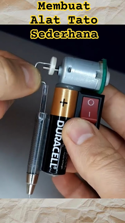 Creative Video - Cara Membuat Alat Tato Dari Barang Bekas #diy #creative #alatsederhana #reels