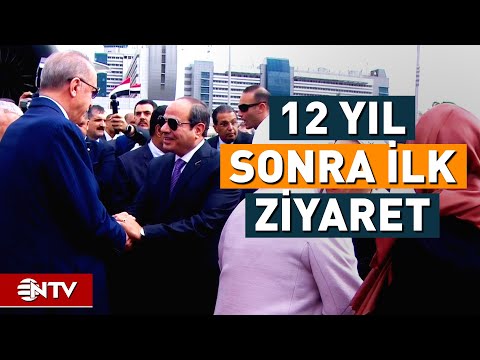Erdoğan'ın Mısır Ziyareti! Sisi Havaalanında Karşıladı... | NTV