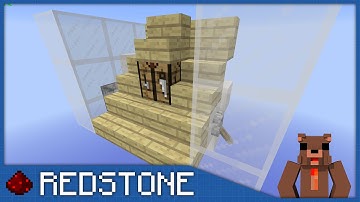 Hidden Crafting Table in Minecraft | Redstone with Fenno