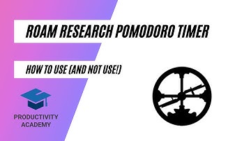 Roam Research Pomodoro Timer   How To Use (& Not Use!)