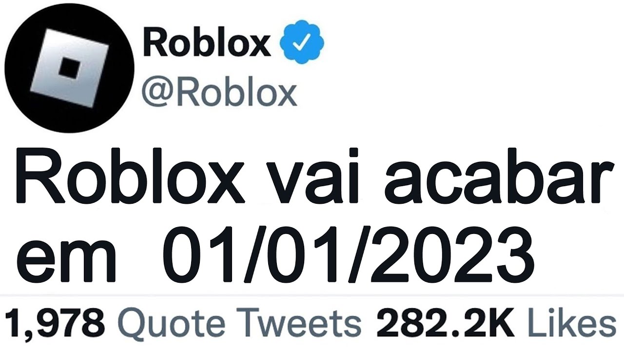 É Verdade Que O Roblox Vai Acabar Em 2024