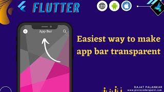How To Make Transparent Appbar In Flutter How To Make Blur Image In ...