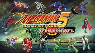 MMBN5 Team Colonel S Rank Bosses before beating the game