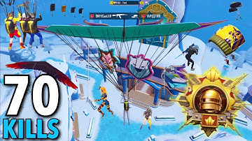 70 KILLS😱 MY NEW SEASON KILL RECORD IN NEW GAME MODE🔥PUBG Mobile