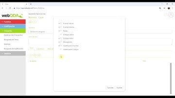 Video 17 webQDA - Matrices