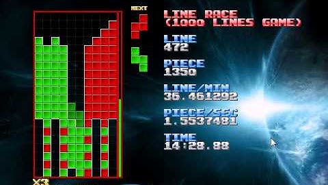 Tetris: alternating S & Z sequence