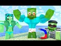 Minecraft Life of Zomma & ZomBo | Muscular vs Thief | Minecraft Animation
