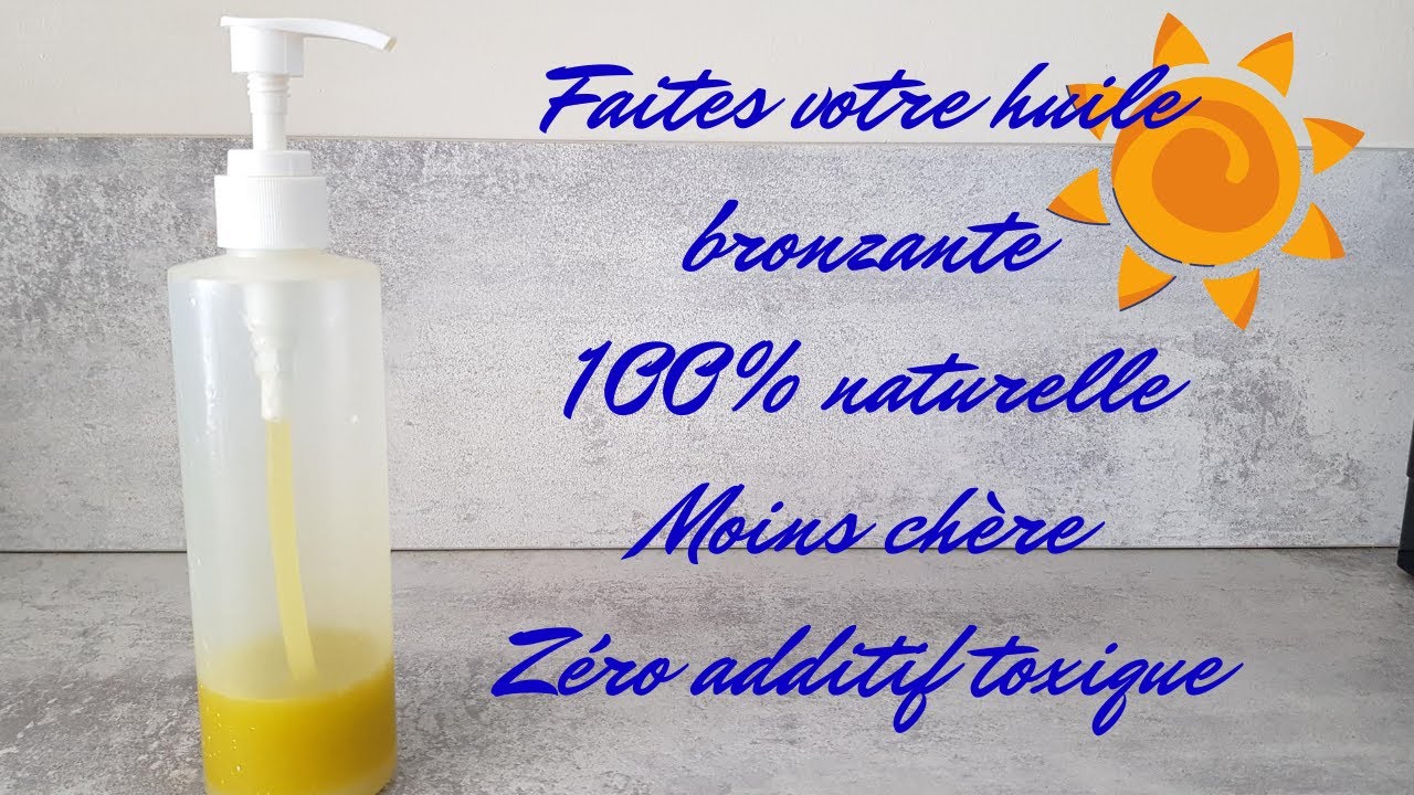 Tuto DIY Faites votre propre huile bronzante naturelle - YouTube