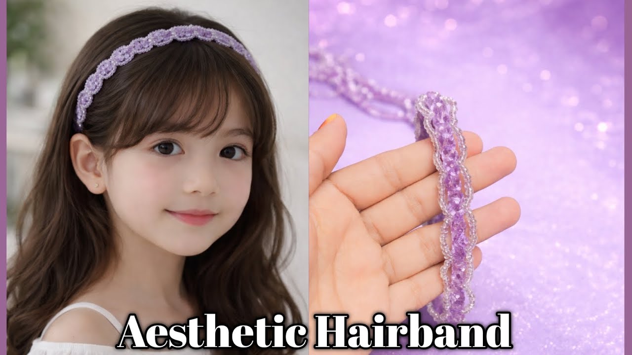 Beads Hairband Korean hairband DIY hairband making Diy Hair Accessories