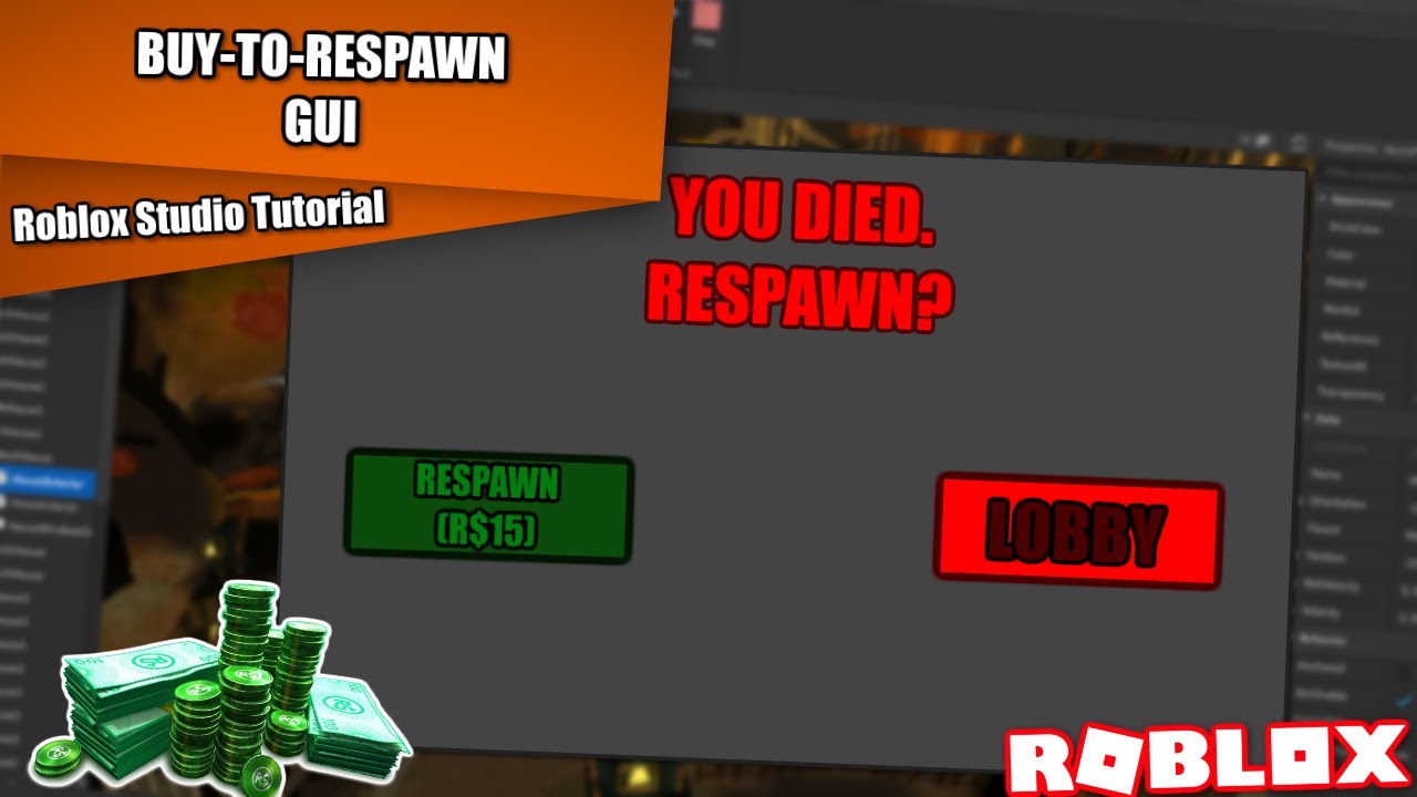 Roblox Respawn - how to respawn items in roblox
