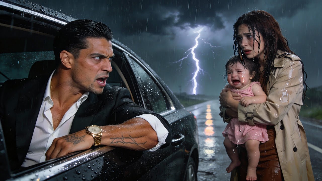 Homeless Girl Carried a Baby Through the Storm — What The Single Mafia Boss Did Shocked