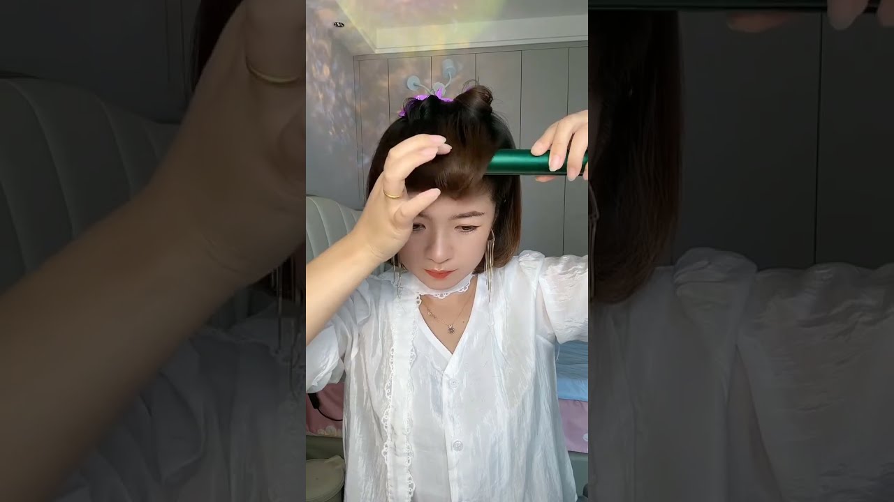 Cute Korean Girl Short Hairstyle Beautiful Beauty Tutorial Viral Trending Shorts