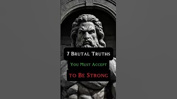 7 Brutal Truths You Must Accept to Be Strong | Stoic Wisdom #dailystoic #selfmastery #stoicism