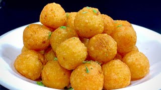 Don’t put the fried potato balls directly into the pot. Let me teach you a trick.