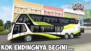 AKHIRNYA BELI BUS DUA TINGKAT TAPI KOK ENDINGNYA.... Bus Simulator Indonesia GAMEPLAY #6