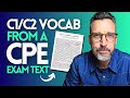 Learn advanced vocabulary from a c2 proficiency cambridge english exam text