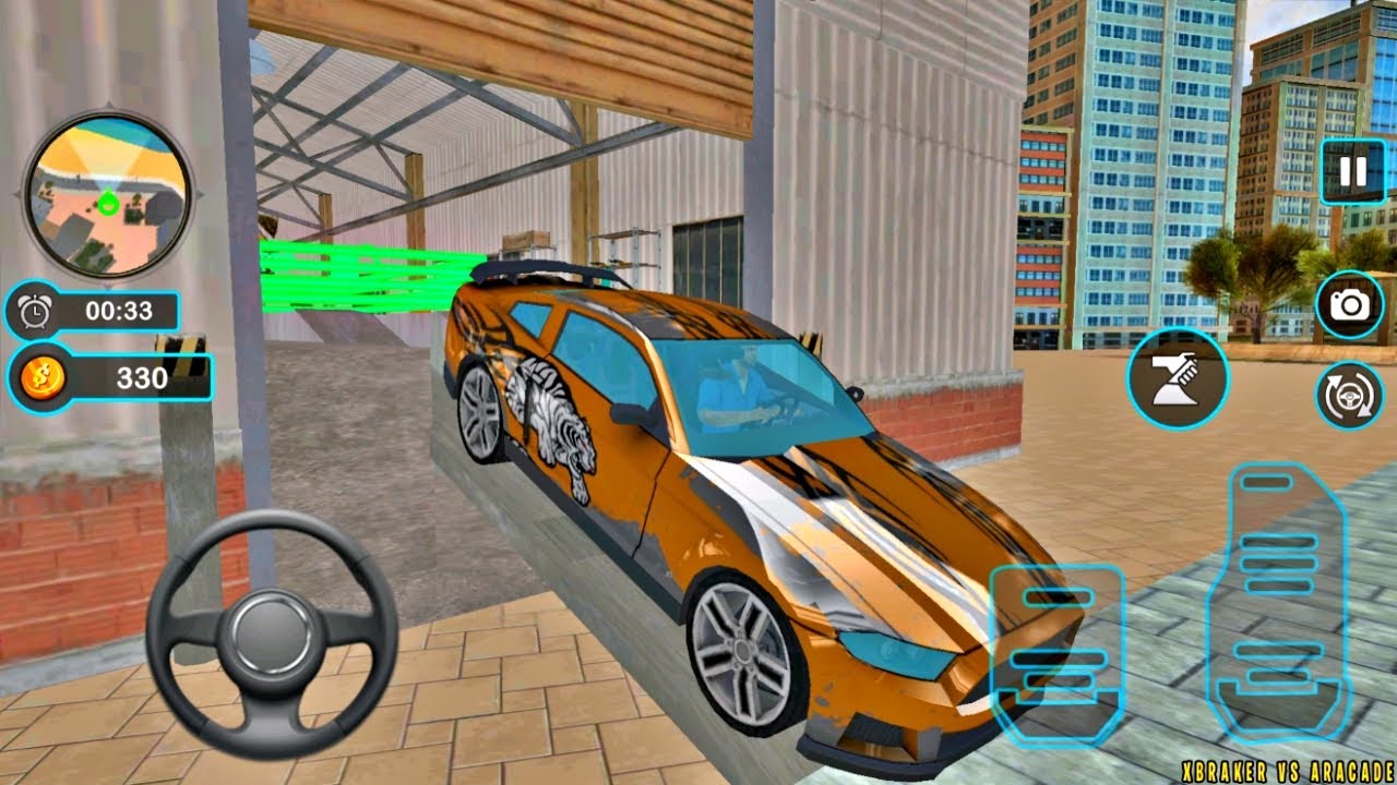 Car Wash Garage Service Workshop - Tiger Sport Car Driving Modern Auto Wash - Android Gameplay