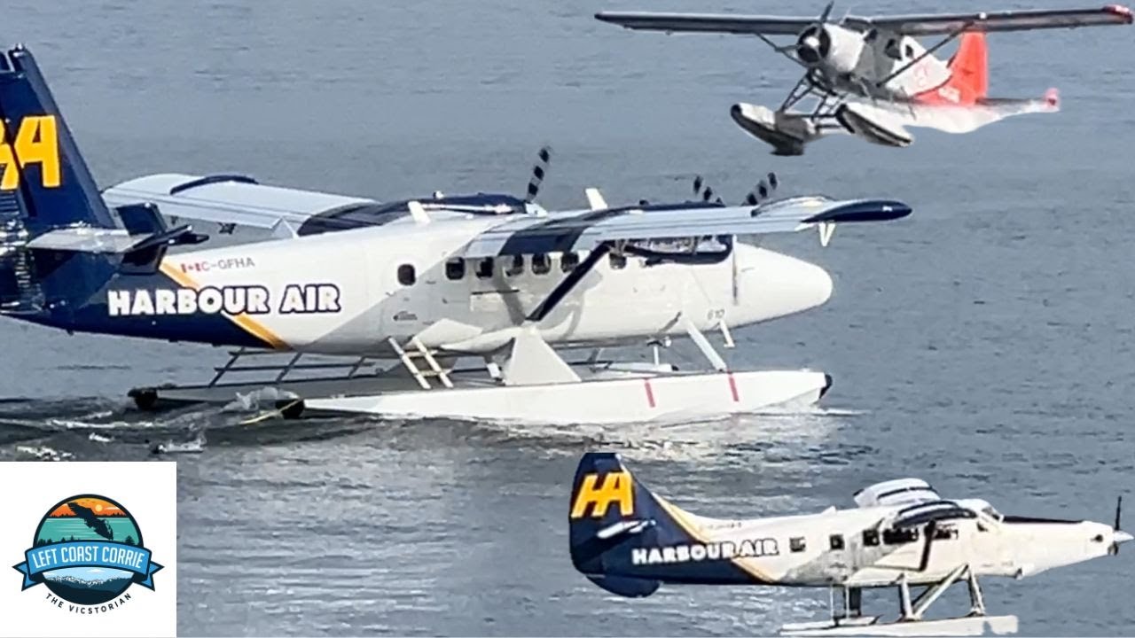 Wow! Seaplane Spectacle-2 Otters 2 Beavers & A Twin Otter at Vancouver Harbour Flight Centre