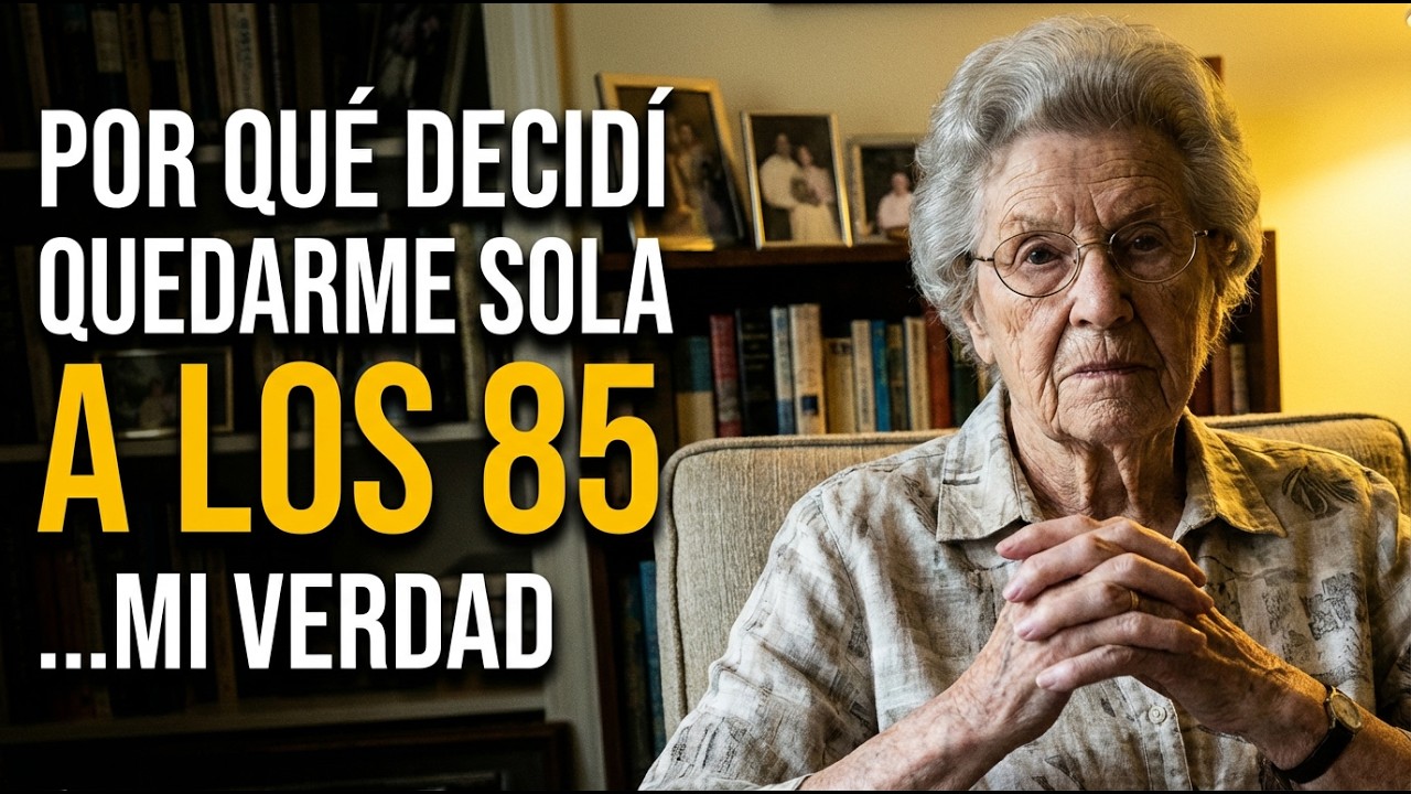 Por qué decidí quedarme sola a los 85 años...