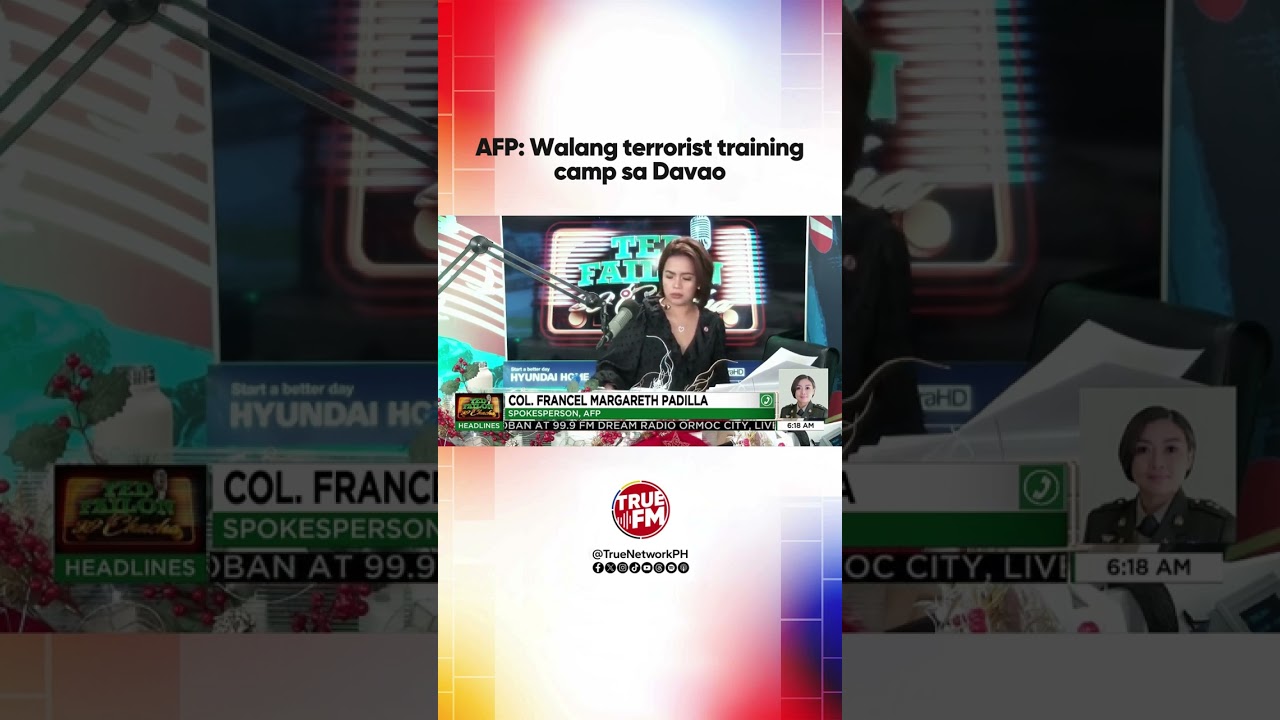 AFP: Walang terrorist training camp sa Davao | Ted Failon & DJ Chacha